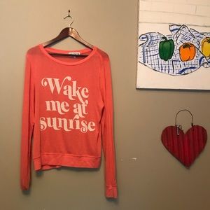 Wildfox wake me at sunrise sweatshirt